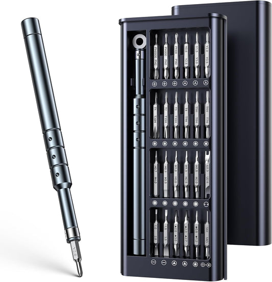 JOREST 52-IN-1 Precision Screwdriver Set. Mini Repair Tool Kit with Torx for Macbook. Computer. Laptop. iPhone. PS5. Xbox. Switch. Glasses. Watch. Ring Doorbell. Electronic. Small Gift Gadget for Men