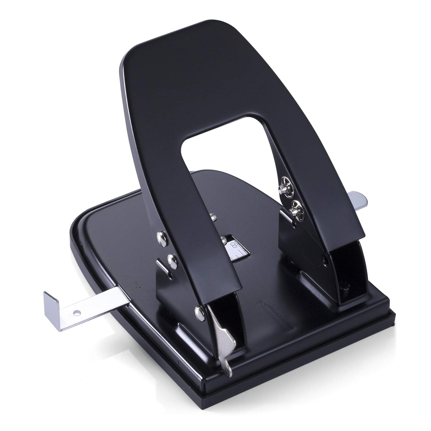 Standard 2 Hole Paper Punch. 30 Sheets Capacity. Black (90079)